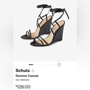 Brand new Schutz wedge heel.